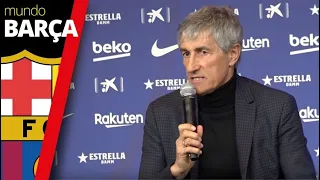 La rueda de prensa completa de la presentación de Quique Setién