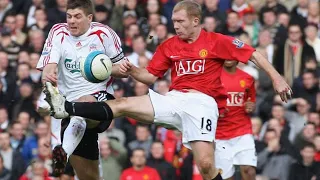 Peter Crouch on Paul Scholes' tackling ability | Football funny