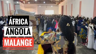 CULTO EM ANGOLA MALANGE  AFRICA - IZABEL FERREIRA