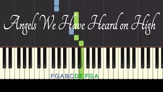 Easy Piano Tutorial: Angels We Have Heard on High with free piano sheet music