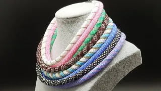 Handmade Necklace Designs - Peyote Technique