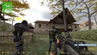 Counter Strike : Source - Estate - Gameplay "CT Forces" (with bots) No Commentary