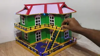 My New Home Made bamboo house 🏠DKBH55