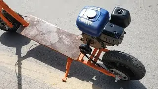 Motorized Scooter Using 4 stroke Engine How To Build DIY Scooter Creative