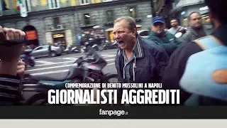 Messa per Mussolini a Napoli, i nostalgici aggrediscono i giornalisti