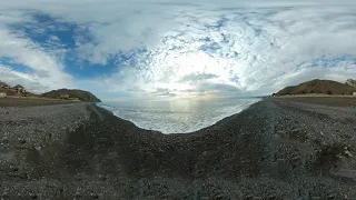Морское, Крым море 2018, видео в формате 3D VR Crimea