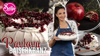 Pavlova / Baiserkranz mit Granatapfel / Sallys Welt