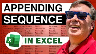 Excel - Excel Tutorial: Automatically Append Sequence Numbers to Duplicate Values - Episode 537