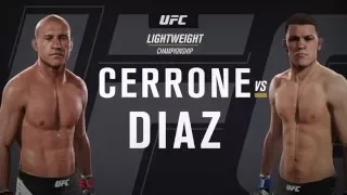 EA Sports UFC 2 | Donald Cerrone Vs. Nate Diaz (Championship Ranked Match)