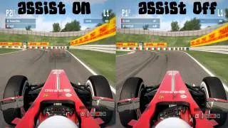 F1 2013 ASSIST ON | ASSIST OFF