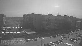 Timelapse 14-04-2020 - Новомосковск, Украина