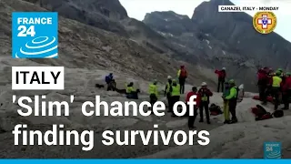 'Slim' chance of finding survivors after Italy glacier collapse • FRANCE 24 English