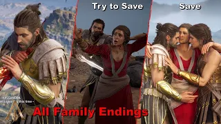 Assassin's Creed Odyssey - Save vs Kill Deimos (All Endings)