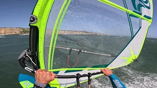 Windsurf Wave wipeout