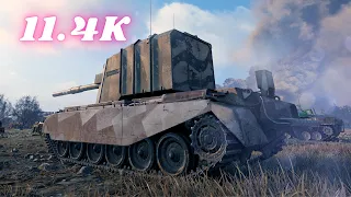 FV4005 Stage II 11.4K Damage 7 Kills & FV4005 Stage II 10K Damage World of Tanks Replays