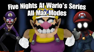 Five Nights at Wario's 1 to Five Shows at Wario's | Every All Max Mode Completed