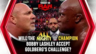 Bobby Lashley responds the Challenge from Goldberg of Last Week (Full Segment)