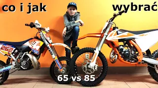 Jaki motor dla dziecka nastolatka wybrać KTM 65sx vs 85sx