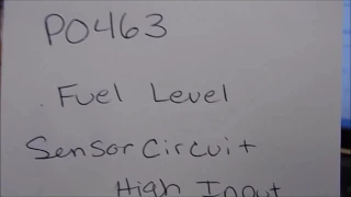 P0463 Fuel Level Sensor Circuit (Crosstrek)