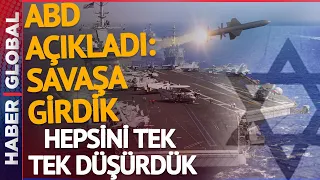 Pentagon'dan Resmi Açıklama Geldi! ABD, İsrail için Savaşa Girdi, O Ülkeden Gelen Füzeleri Düşürdü