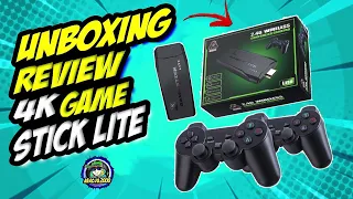 UNBOXING & REVIEW 4k GAME STICK LITE CONSOLA 10.000 JUEGOS RETRO abacuq2000
