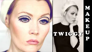 Twiggy Makeup Look