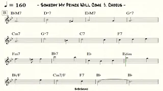 Someday My Prince Will Come / Backing Track For Bass