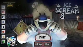 Ice Scream 8 Final Chaptrer (Remake) FanMade🔥🤩|Gameplay & Cut-scene|Ice Scream 8 : Final 😱😎 (part#2)