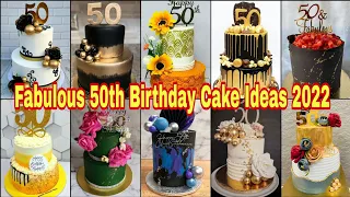 Fabulous 50th Birthday Special Cake Design Ideas 2022/50th Birthday Cake/Birthday Cake Design 2022