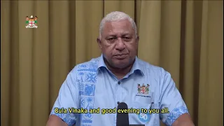 Fijian Prime Minister delivers a statement on COVID-19 measures, 29/05/21