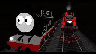 blacky's scary night