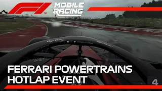 First Run Ferrari Powertrains Hotlap Event | F1 Mobile Racing 2023