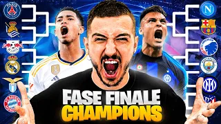 HO SIMULATO LA FASE FINALE DELLA CHAMPIONS 2023/2024!