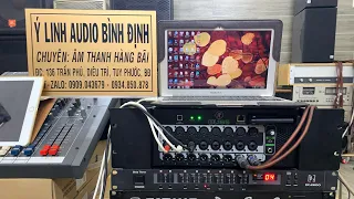 Digital speaker controller EC 2600 b3 kết hợp với mixer số mackie dl16s nét đến từng centimet