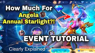 ANGELA ANNUAL STARLIGHT SKIN COST!💎EVENT TUTORIAL🌸