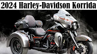 NEW DESIGN.!! 2024 Harley Davidson Korrida - a Three-Wheeler Limo With No Roof.!!