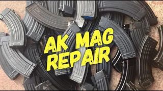 How to fix AK47-74 magazines: dented, rusted, stuck followers and more.