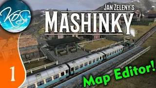 Mashinky Ep 1: MAP MAKING & HARDEST START EVER! - ALPHA First Look - Let's Play, Gameplay