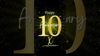 10th Anniversary      Message-Wish 💐🎉   #10thanivarsary