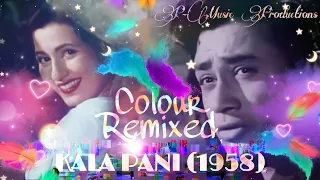 Color Remixed - Kala Pani (1958) | Dev Anand & Madhubala (Originals) | P-Music Productions #shorts