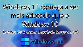 Windows 11 já é mais adotado que o Windows 10 😲