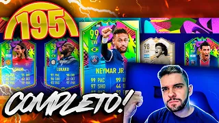 195 FUT DRAFT COMPLETO!! AS MELHORES CARTAS NA GAMEPLAY!! FIFA 21