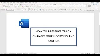 How to preserve track changes when copy and pasting using the spike in Word