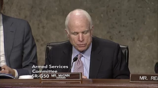 McCAIN OPENING STATEMENT AT SASC HEARING ON "MARINES UNITED"