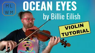 Ocean Eyes Violin Tutorial (Beginner) - Billie Eilish Cover