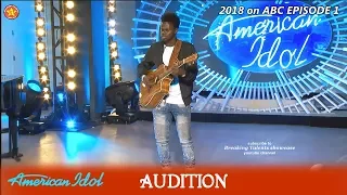 Ron Bultongez refugee from Congo “Let It GO” gets No at first Audition American Idol 2018 Episode 1
