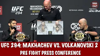 UFC 294 Pre Fight Press Conference: Makhachev vs. Volkanovski 2