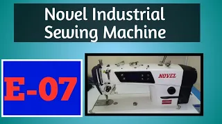 Error 07 -Novel Industrial Sewing machine // Error 07 को कैसे Solve करे // Needle And Threads