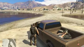 GTA V - Drag Bodies/Kidnap and put in trunk of car