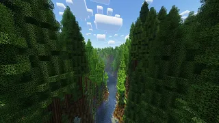 Minecraft magic Forest Ambience (with music)